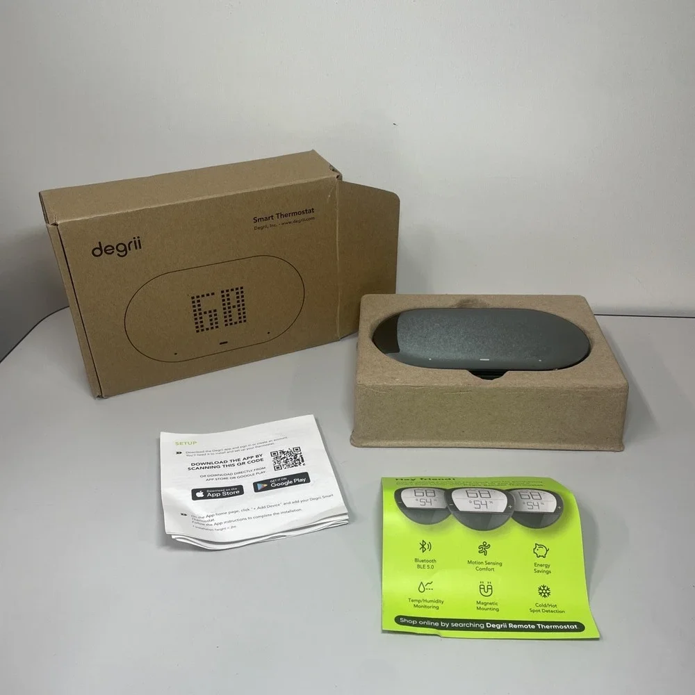 Degrii Smart Thermostat with Energy Saving, WiFi Programmable UNIT ONLY